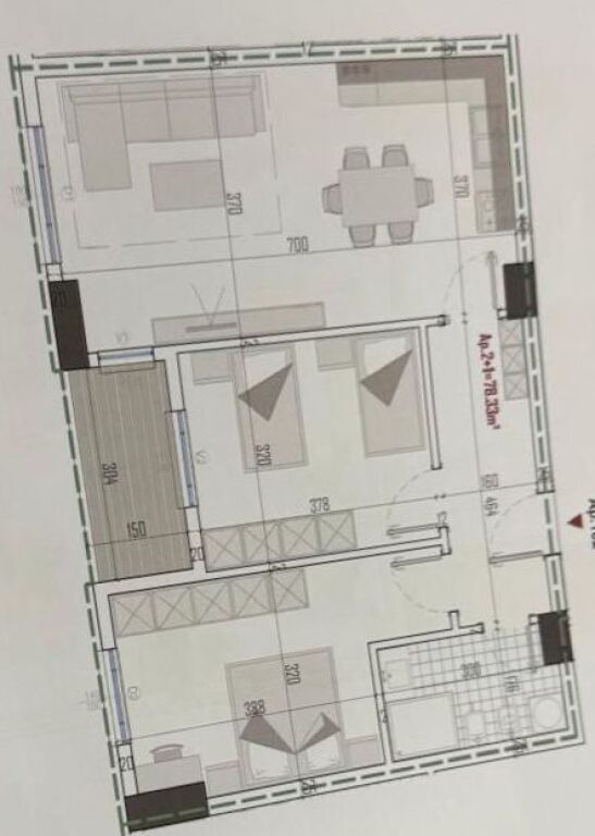 SHITET APARTAMENT 2+1 KAMEZ 75.000 EURO