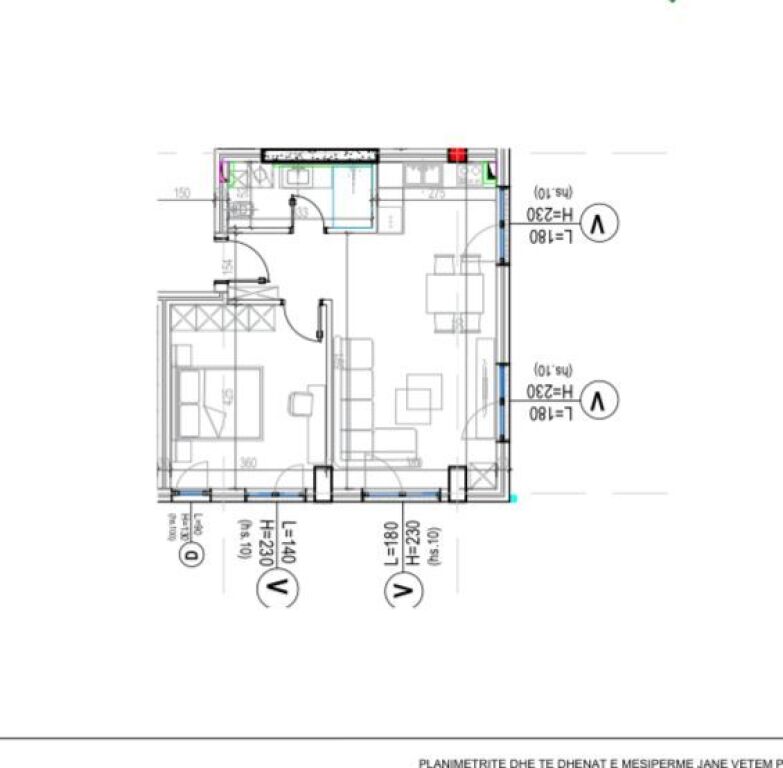 FOR SALE APARTMENT 1+1 KODRA DIELLIT 125,000 EURO