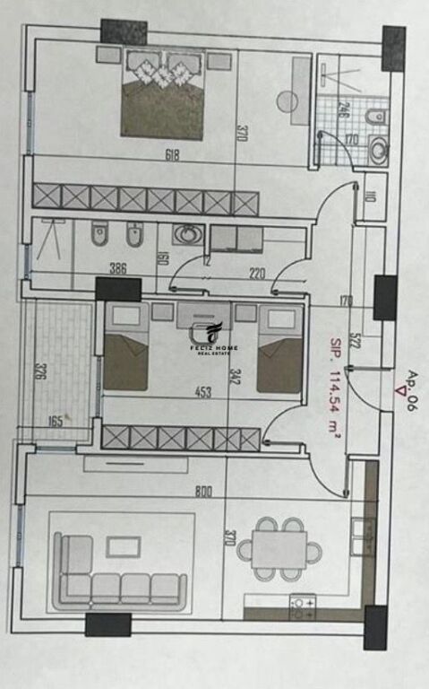SHITET APARTAMENT 2+1 BABRRU 145.000 EURO