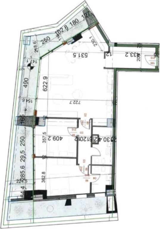Apartment 2+1 for sale at TDT Residence near Komuna e Parisit.
