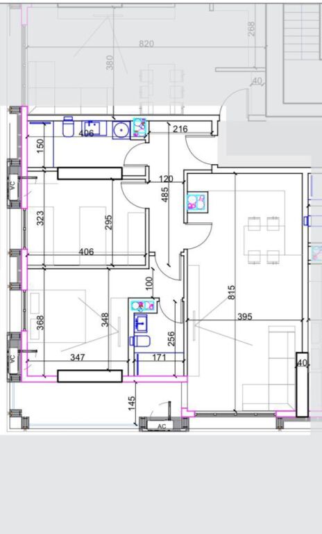 Apartament 2+1 per shitje tek United Tower tek Komuna e Parisit.