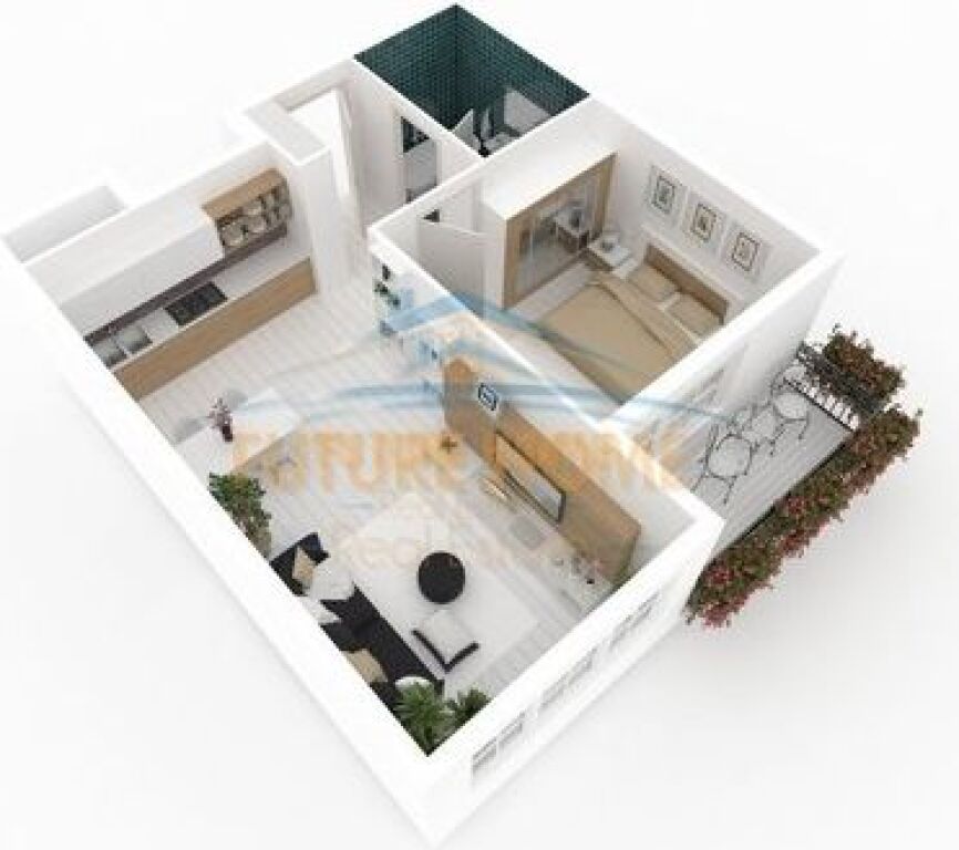 For sale, Apartment 1+1, New Ring, Tirana