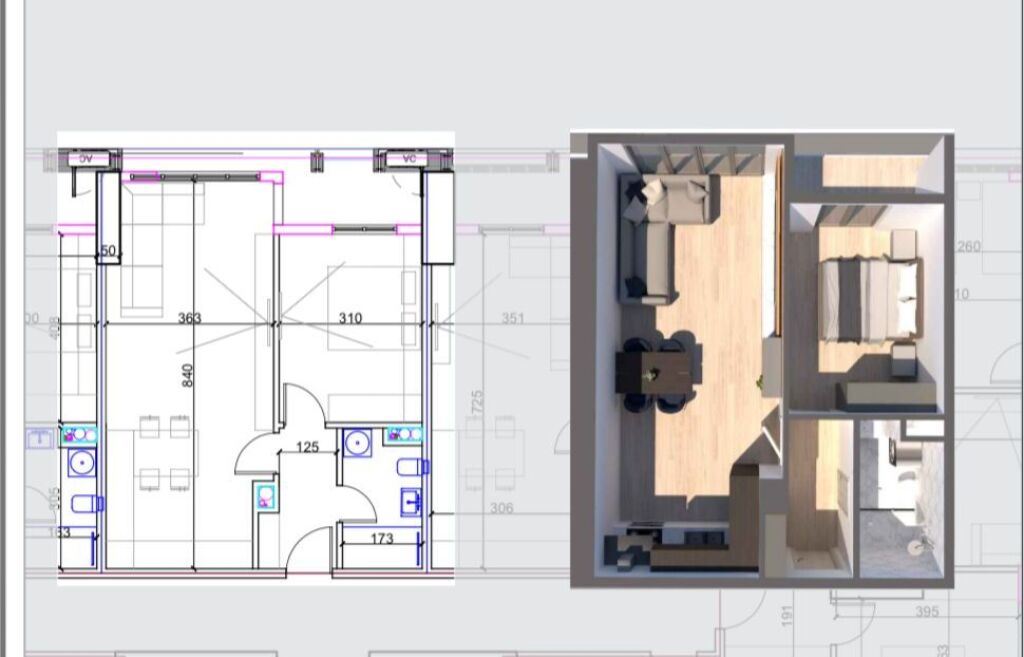 Appartamento 1+1 in vendita | United Towers of Tirana