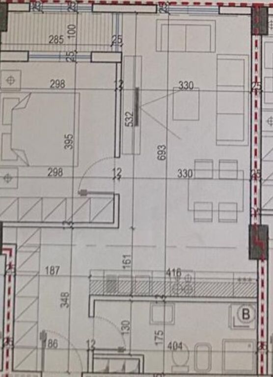 APARTAMENT 1+1 PER SHITJE TEK RRUGA DRITAN HOXHA