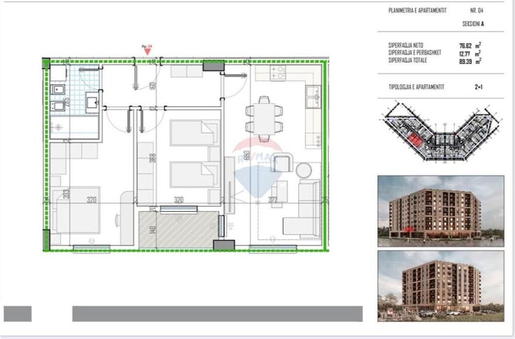 APPARTAMENTO 2+1 IN VENDITA A "BRITISH RESIDENCE"