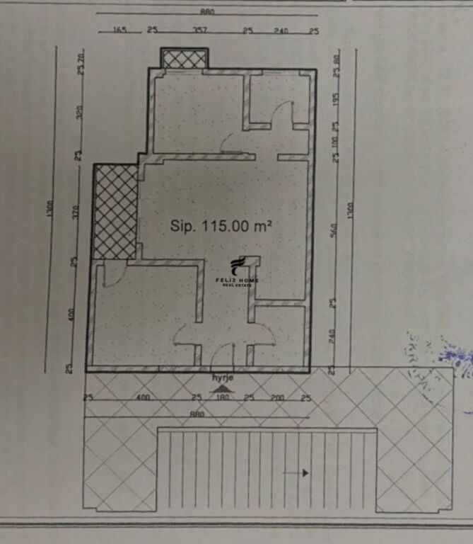 VENDESI APPARTAMENTO 2+1+2 MZEZE - FUSHE 140.000 EURO