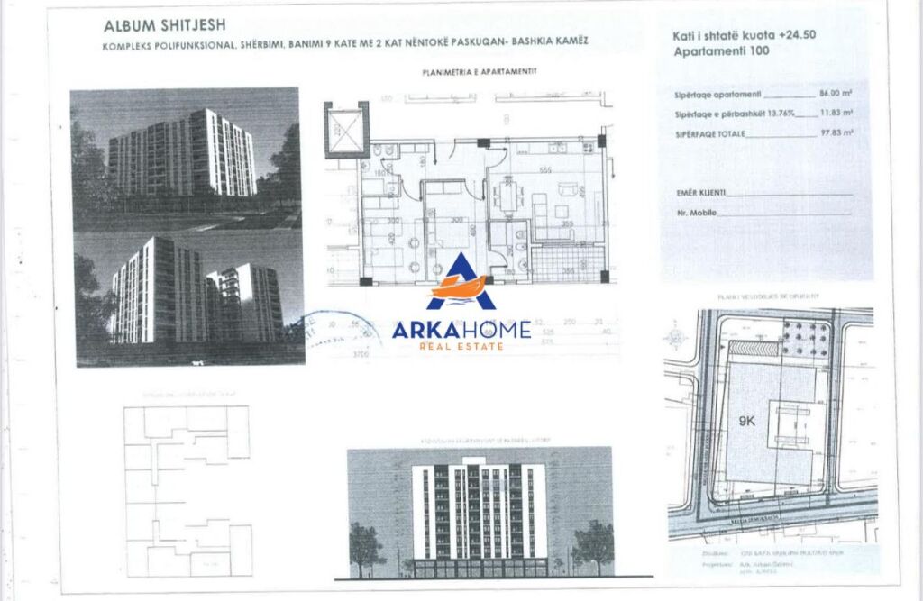 FOR SALE APARTMENT 2+1+ BALCONY "NEW BOULEVARD" 141,854 EURO
