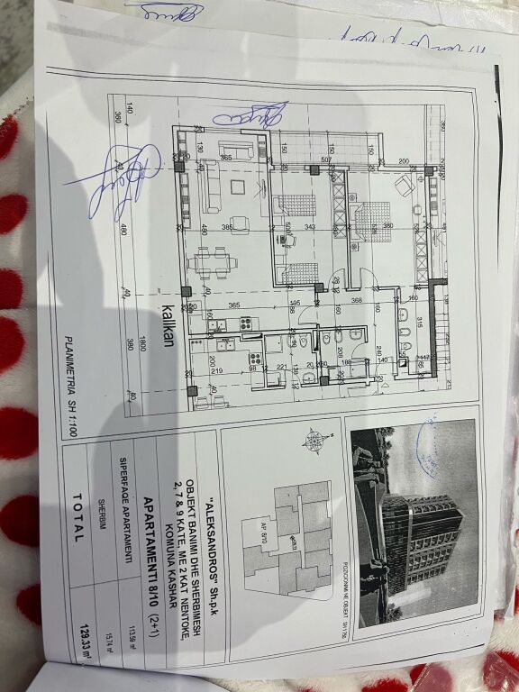 Apartment 2+1+1 FOR SALE WITH AREA M², . Rexhep Shala Street, Tirana ALBANIA ‼