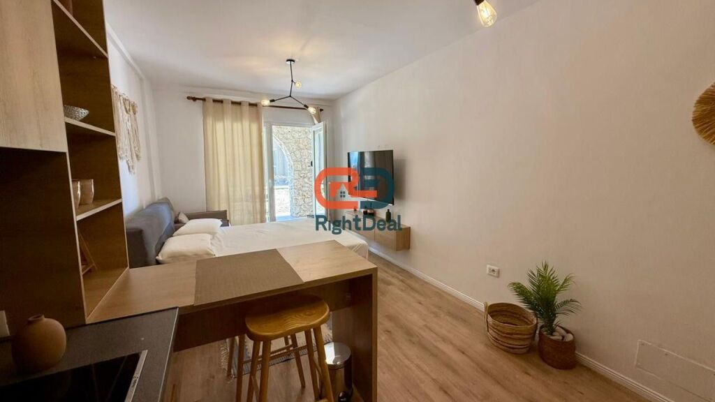 In Dhermi, At Sofo Duni Complex, Studio Apartment Totally Invested, With Parking Space !!