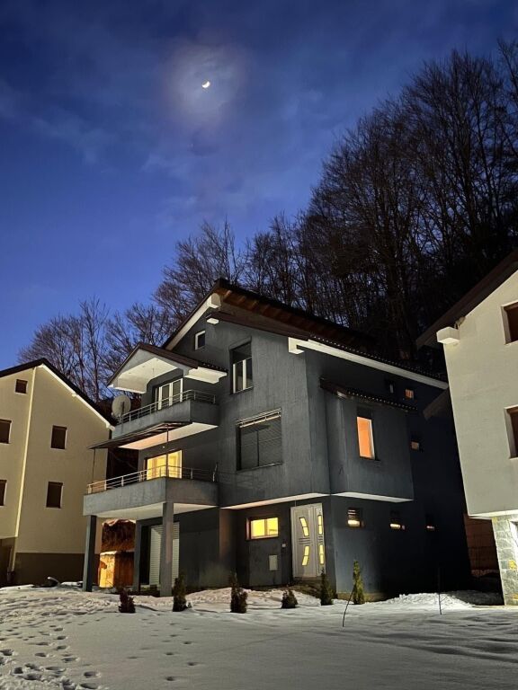 Shitet Vilë Ekskluzive 232m² në Mavrovë – Pamje Panoramike nga Liqeni