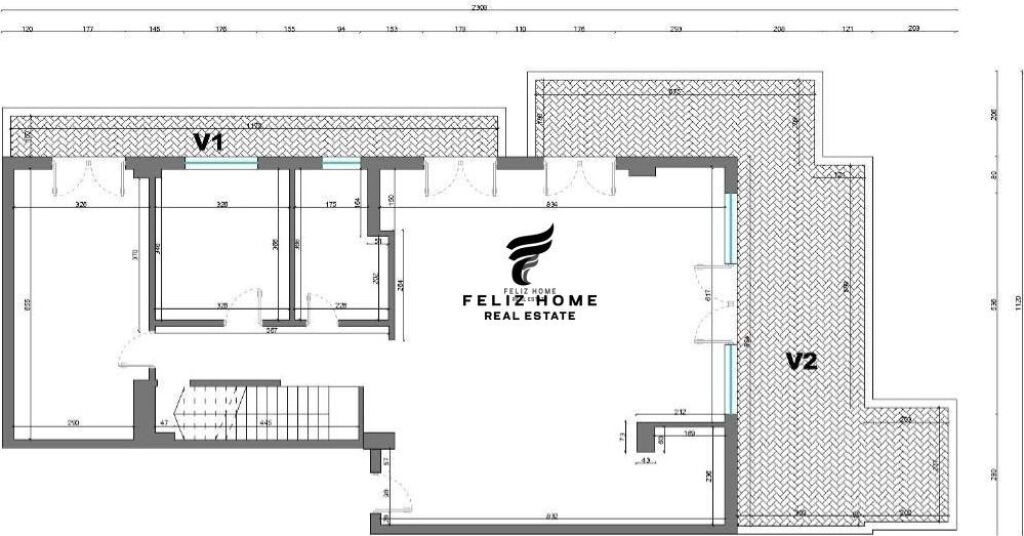 OFFICE FOR RENT 400 M2 FRESK 2500 EURO FH-57761