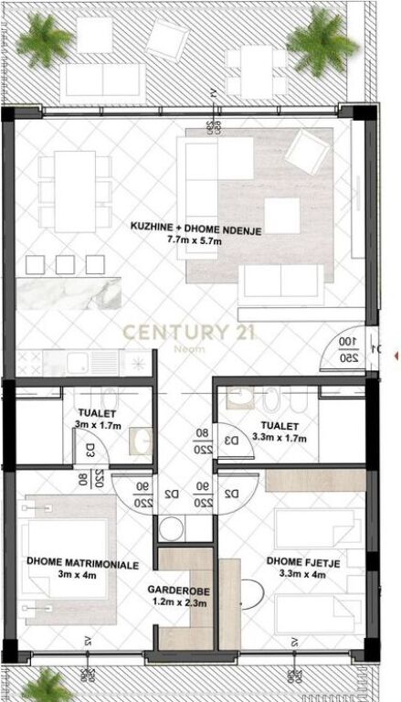 VENDESI APPARTAMENTO 2+1+2 PRESSO EAST RESIDENCE