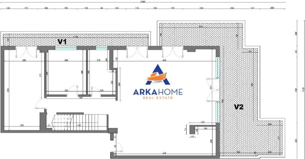 JEPETN 2 AMBIENTE ME QERA 400M2 "MBIKALIMI I RI LINZ" 2500 EURO