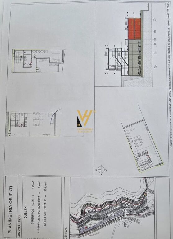 DUPLEX 2+1+2 FOR SALE AT SWAN LAKE RESIDENCE, FARKE 190,000 EURO