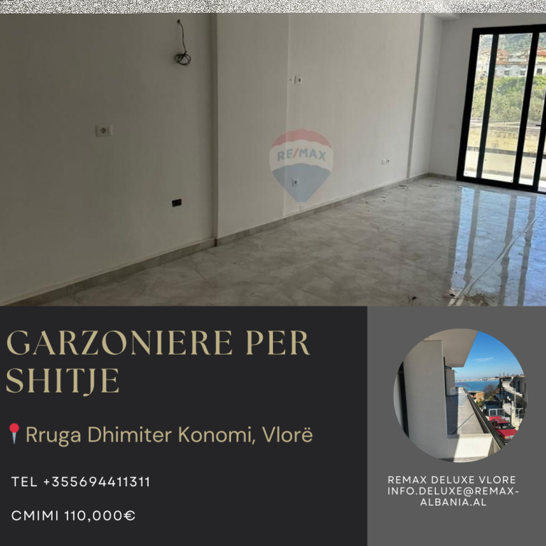 Appartamento 1+1 – In Vendita, Via Dhimitër Konomi, Vlora