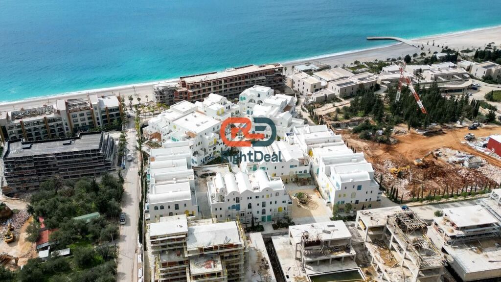 At Santorini Complex 1, In Dhermi, Super Apartment 3+1+2 With Veranda And Parking Spot For Sale !!!