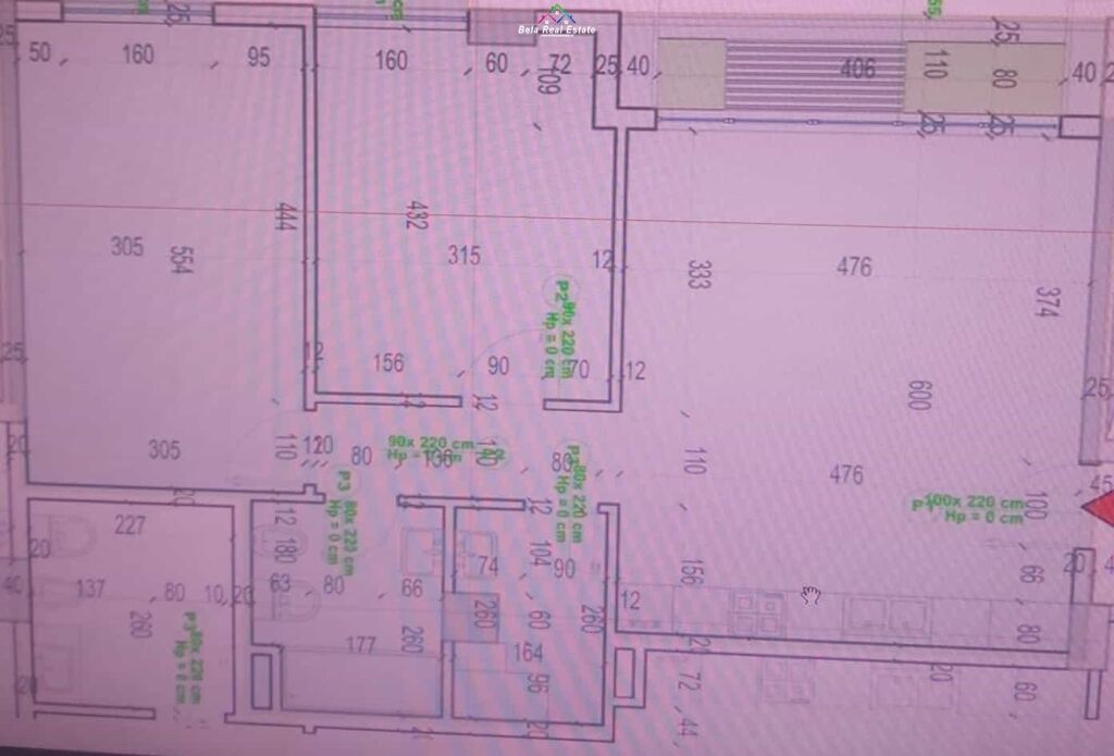 Appartamento in Vendita 2+1 a Porcelan (ID B120806) Tirana