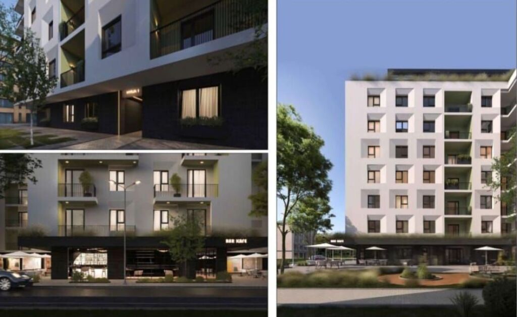 Appartamento 2+1 in vendita in nuova costruzione Golem, Durrës a soli 250m dal mare 90.000 €