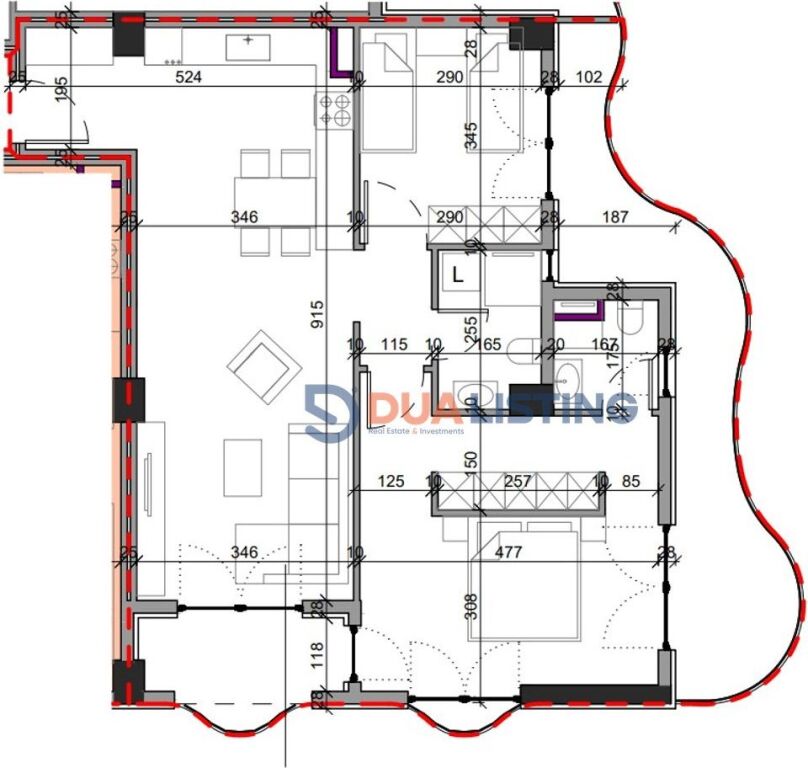 Shitet Apartament 2+1+2 – Aluna 2, Paskuqan