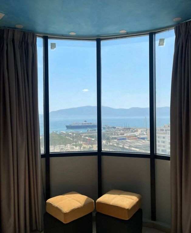 Apartament 2+1 me Pamje Deti me Qera Afatgjatë - Lungomare, Vlore