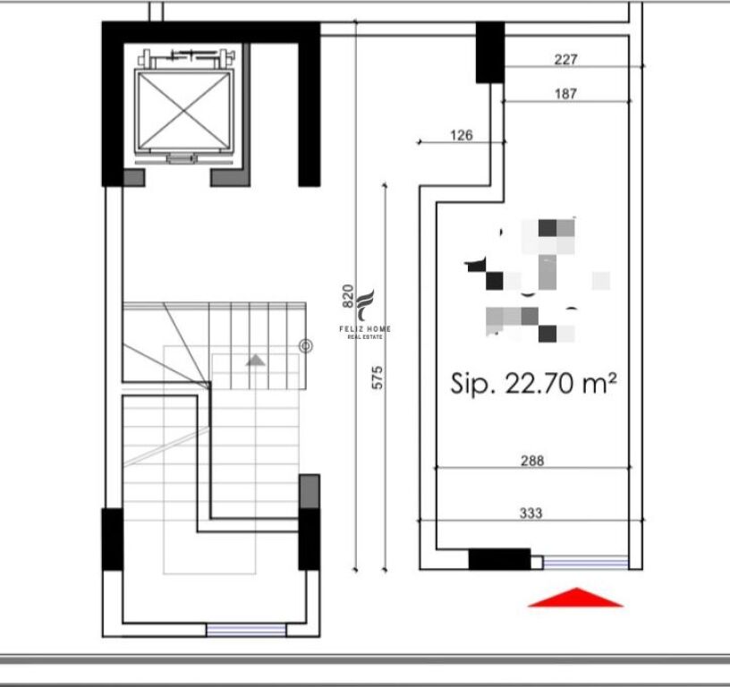 SHOP FOR SALE 22.70 M2 DON BOSCO 80,000 EURO FH-58033