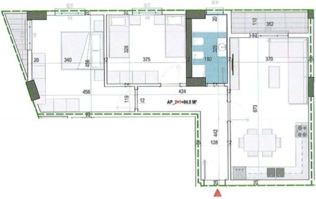 Appartamento 2+1 in vendita – Paskuqan