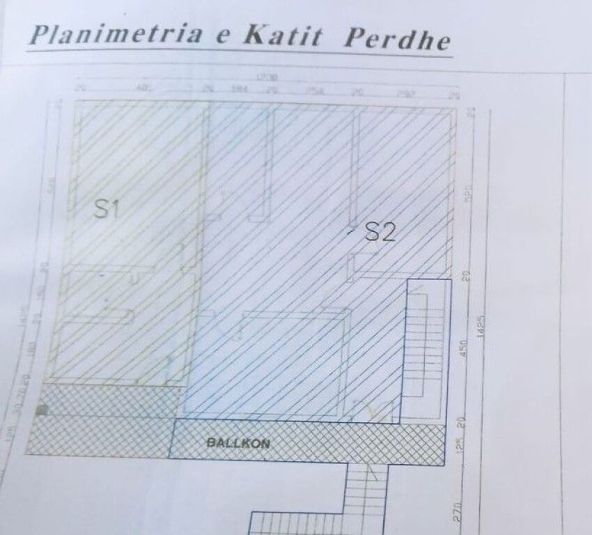 Appartamento 2+1 al primo piano in villa di 3 piani in vendita – Shkozë, Tirana