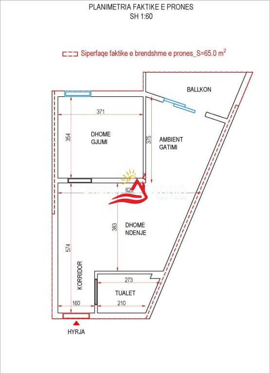 Apartament 2+1 I Konvertuar Ne Shitje Ne Fresk (ID 41212177)