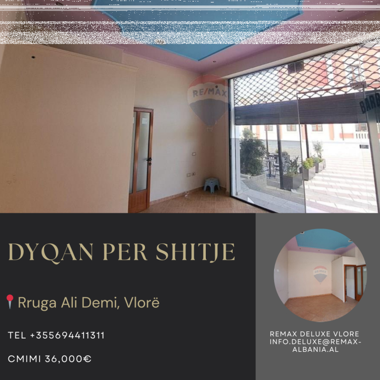 🏬 Shop for Sale – Near the Municipality, Vlora