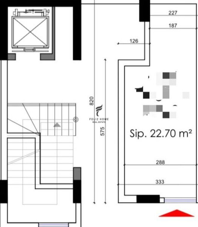 SHOP FOR SALE 22.70 M2 DON BOSCO 80,000 EURO FH-58033