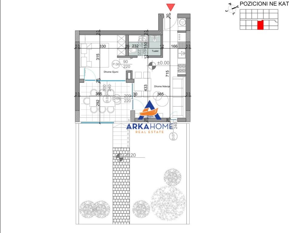 IN VENDITA APPARTAMENTO 1+1+ BALCONE "DURRES , HAMALLAJ" 205.000 EURO