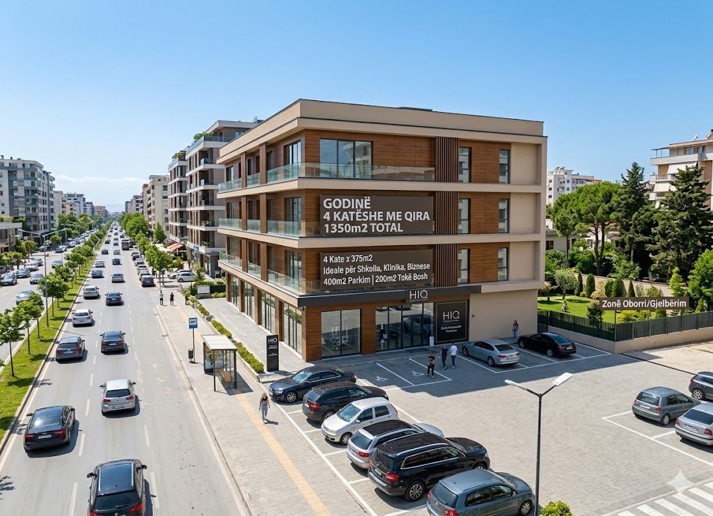 EDIFICIO DI 4 PIANI IN AFFITTO VICINO AL VIALONE GJERGJ FISHTA
