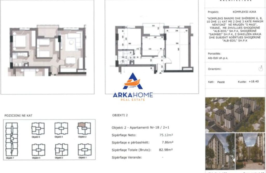 VENDESI APPARTAMENTO 2+1+BALCONE "5 MAGGIO" 124.000 EURO
