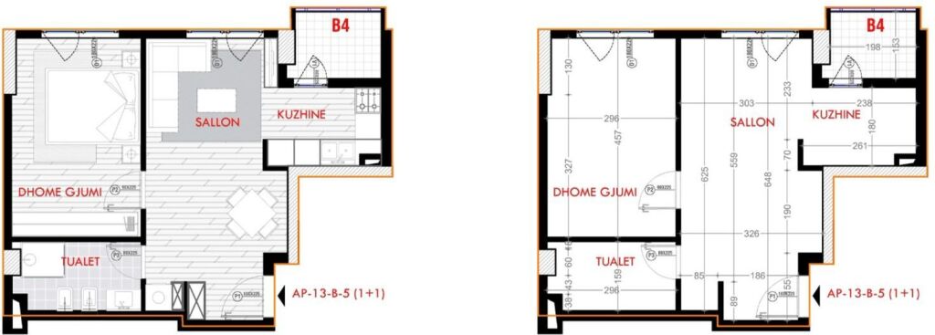 Apartment 1+1 for sale at 21 Dhjetori