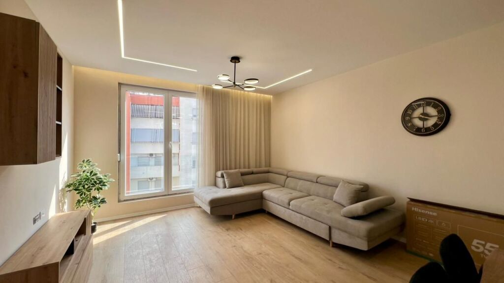 First Time for Rent ✨: 1+1 Apartment 📍 New Boulevard (Near SPAK) – 65,000 ALL/Month – 65m² | 100% Brand New &amp; Never Lived In ⚜️