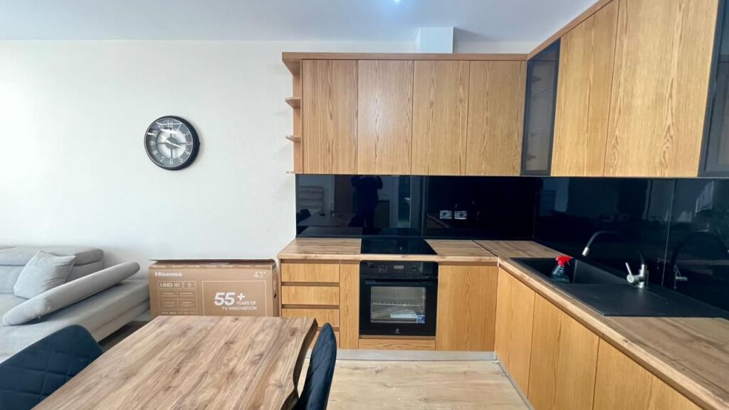 First Time for Rent ✨: 1+1 Apartment 📍 New Boulevard (Near SPAK) – 65,000 ALL/Month – 65m² | 100% Brand New &amp; Never Lived In ⚜️