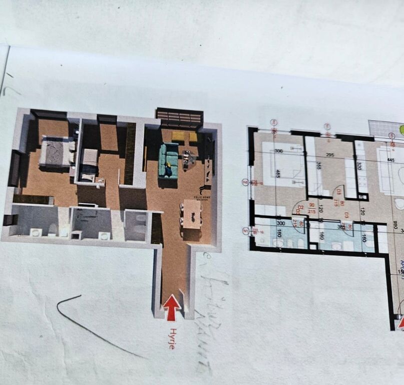 FOR SALE APARTMENT 2+1+2 KINOSTUDIO 162,000 EURO FH-58461
