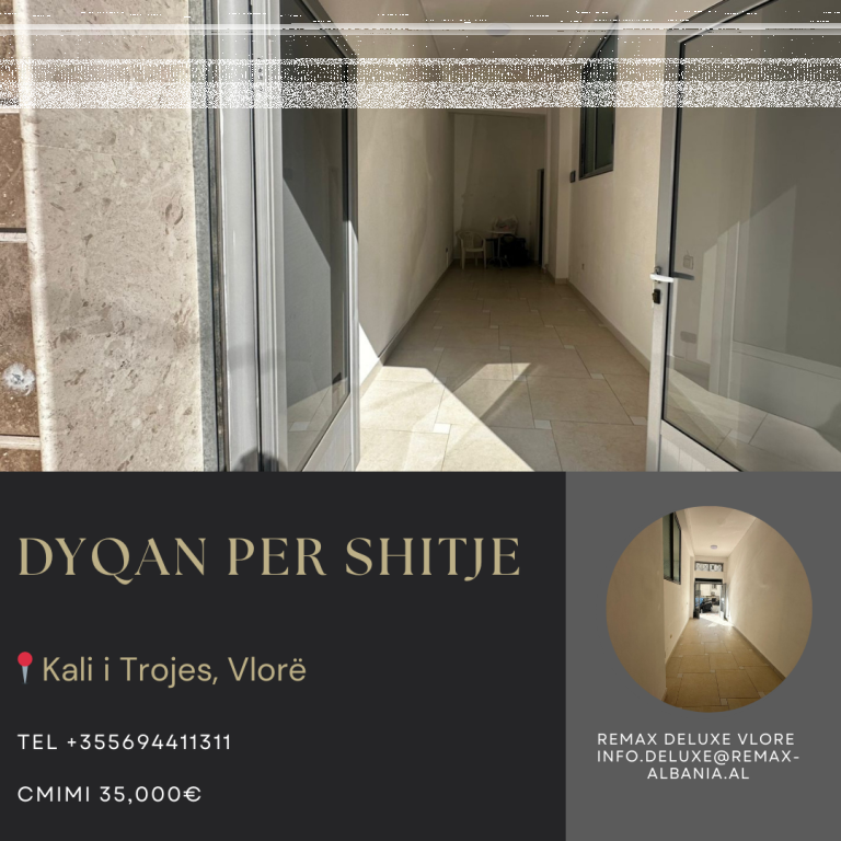 🏢 Shop for Sale – Kali i Trojës, Vlorë