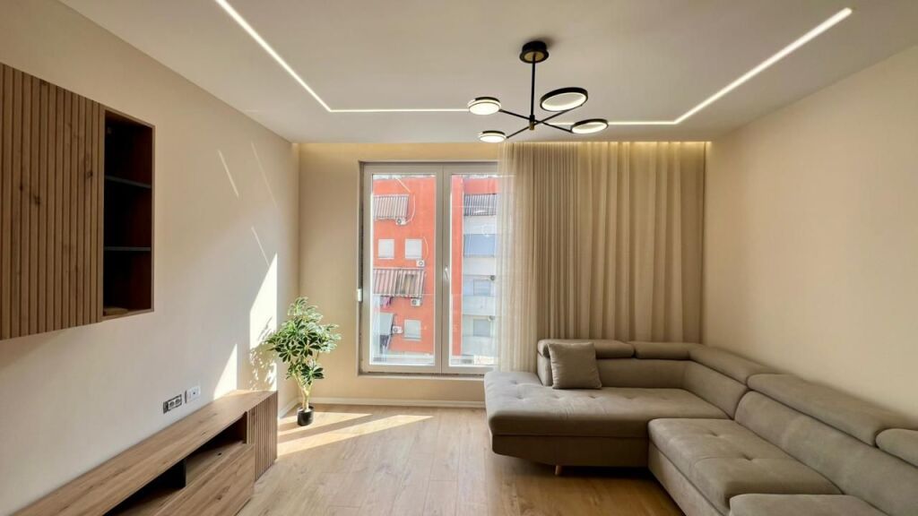 First Time for Rent ✨: 1+1 Apartment 📍 New Boulevard (Near SPAK) – 65,000 ALL/Month – 65m² | 100% Brand New &amp; Never Lived In ⚜️