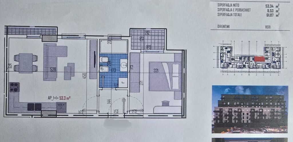 SHITEN APARTAMENTE 1+1 DHE 2+1 NË ZONEN E KAMZES
