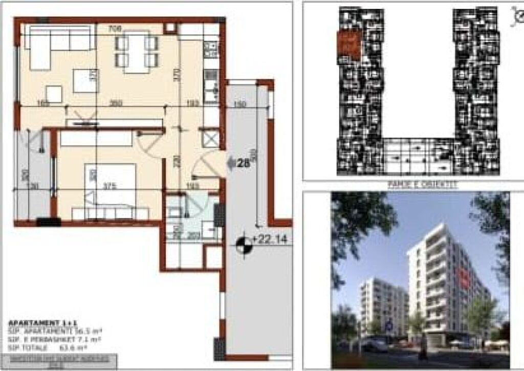 Appartamento 1+1 in affitto Complesso Erli D