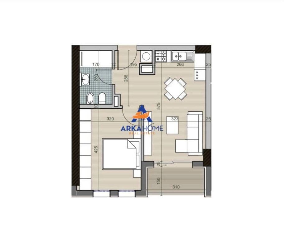 VENDESI APPARTAMENTO 1+1+BALCONE "UNIVERS CITY" 83.694 EURO
