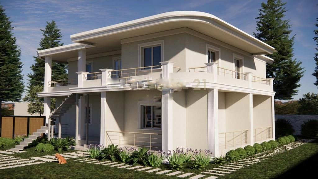 2-FLOOR BUILDING IN ASTIR WITH 8 ROOMS AND 10 PARKING SPACES – IDEAL FOR HOSTEL, KINDERGARTEN OR BUSINESS