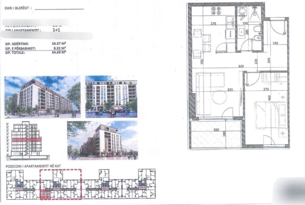 FOR SALE 1+1 APARTMENTS IN THE KAMZA AREA
