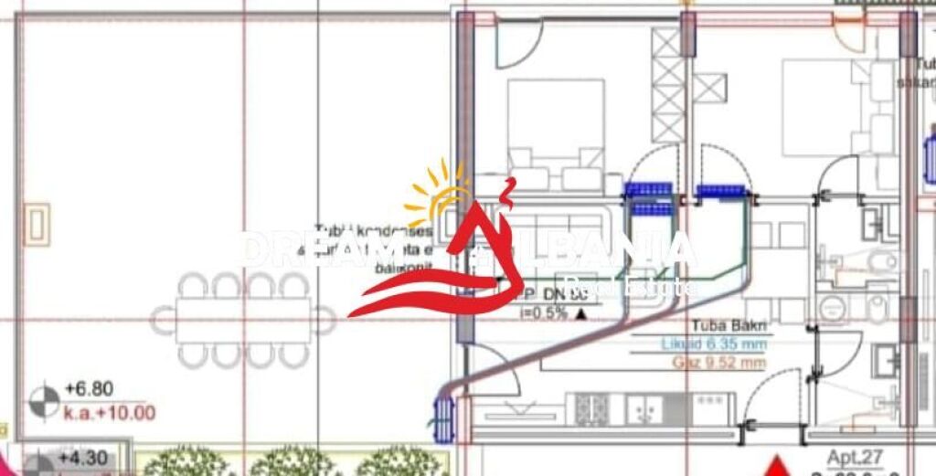 Apartament 2+1+Post Parkimi Ne Shitje Te Turquoise Marina (ID 41212185)
