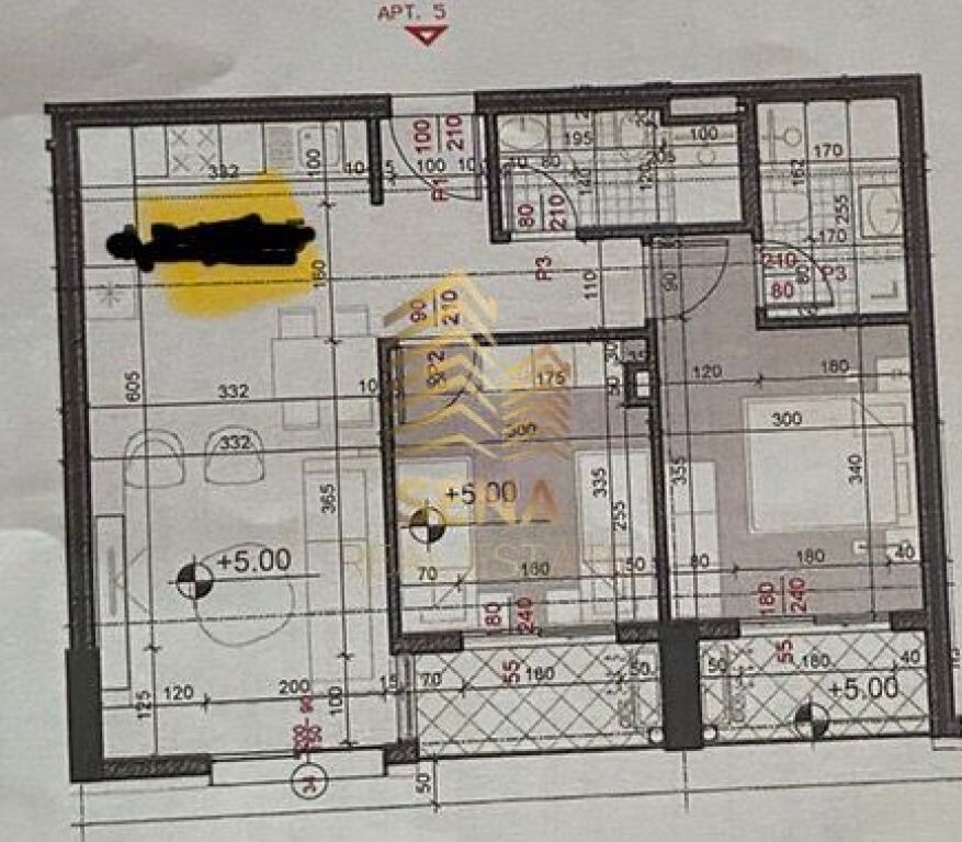 In vendita, Appartamento 2+1+2+2blk, Residenza Henke– Yzberisht, 189.500 Euro