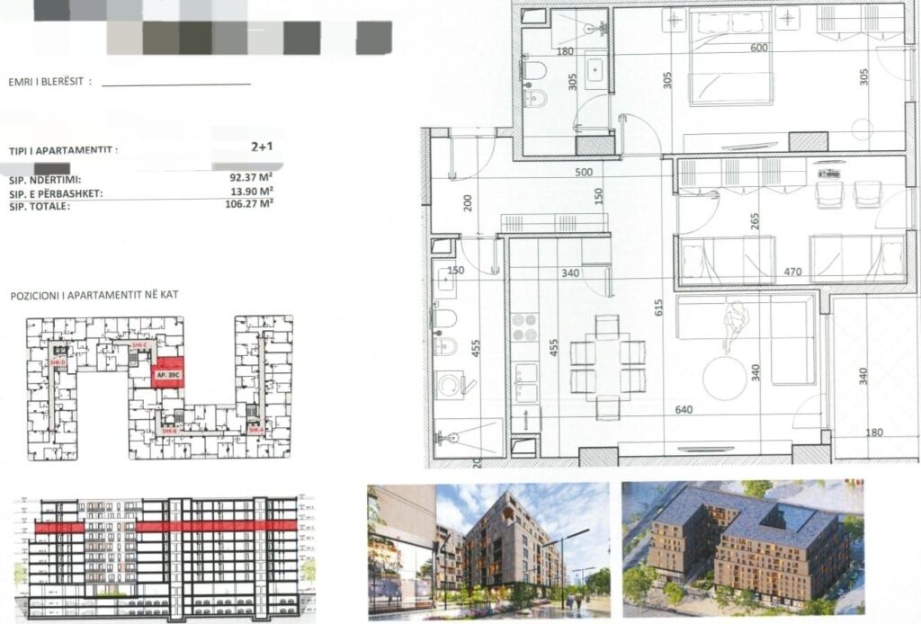 APARTMENTS 2+1 FOR SALE IN THE KAMZA AREA