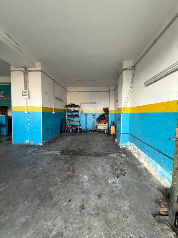 Machine service or warehouse