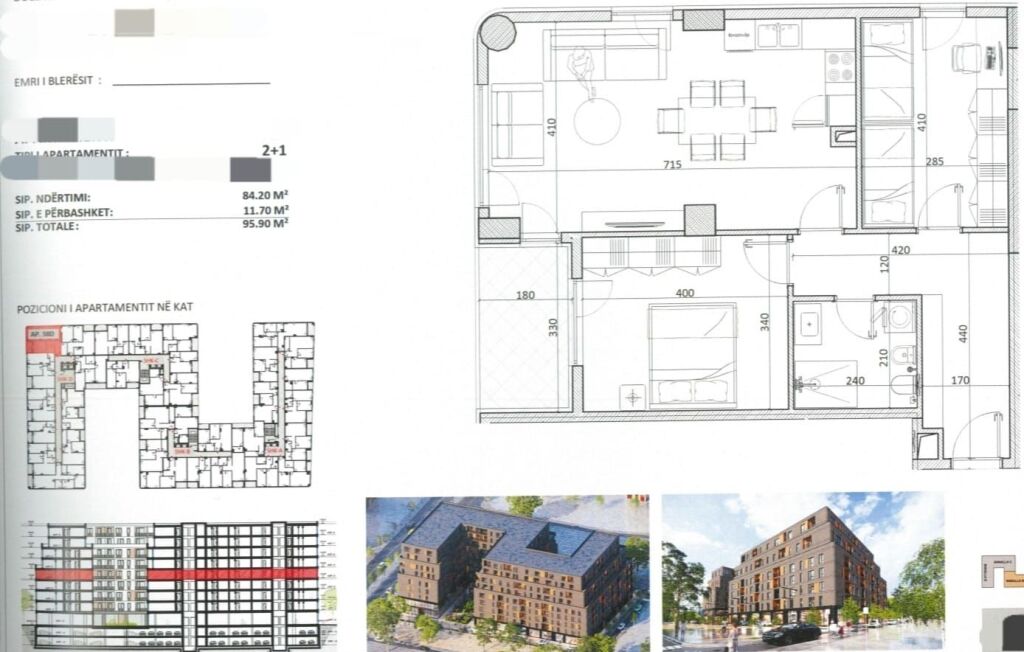APARTMENTS 2+1 FOR SALE IN THE KAMZA AREA