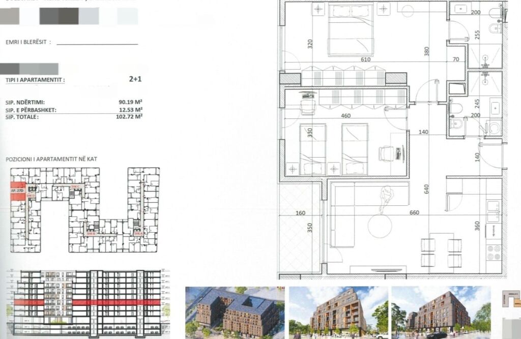 APARTMENTS 2+1 FOR SALE IN THE KAMZA AREA